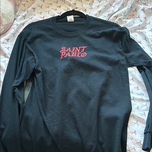 Saint Pablo Black Long Sleeve Shirt